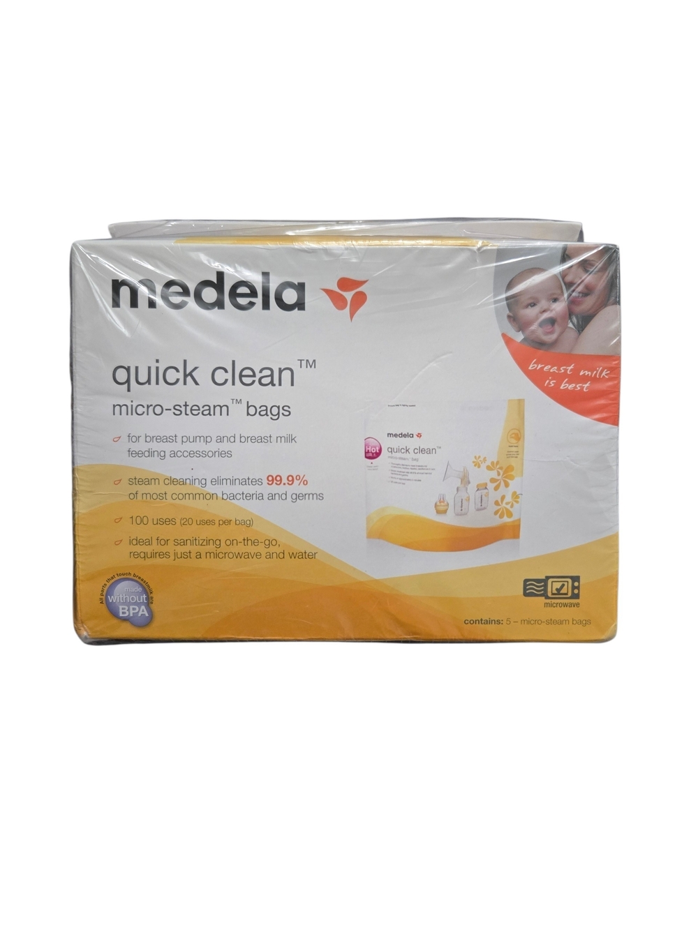 Medela Micro-Steam Sanitizing Bags — Pack Of 2 - NWT